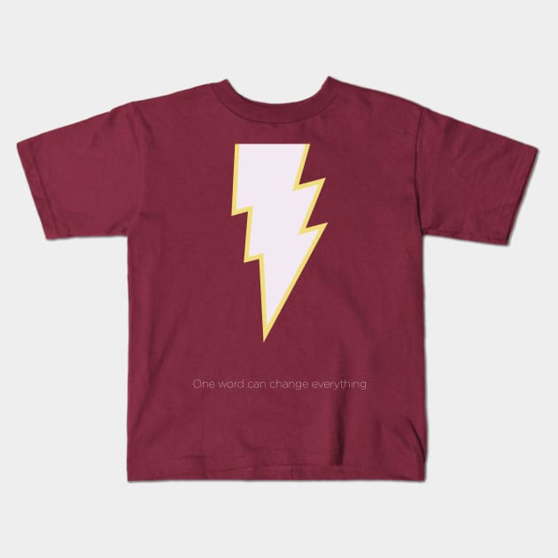 Shazam Kids T-Shirt by ComicManiac